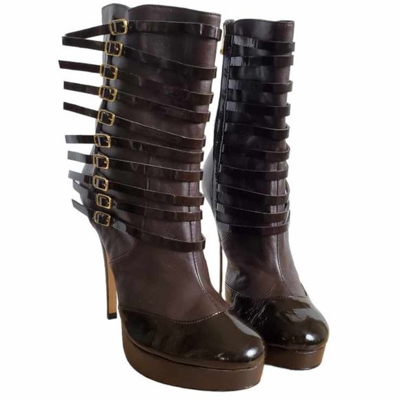 AUTHENTIC HandCrafted MaxMartin American Luxury Boots - Chocolate NWOT - Picture 7 of 16